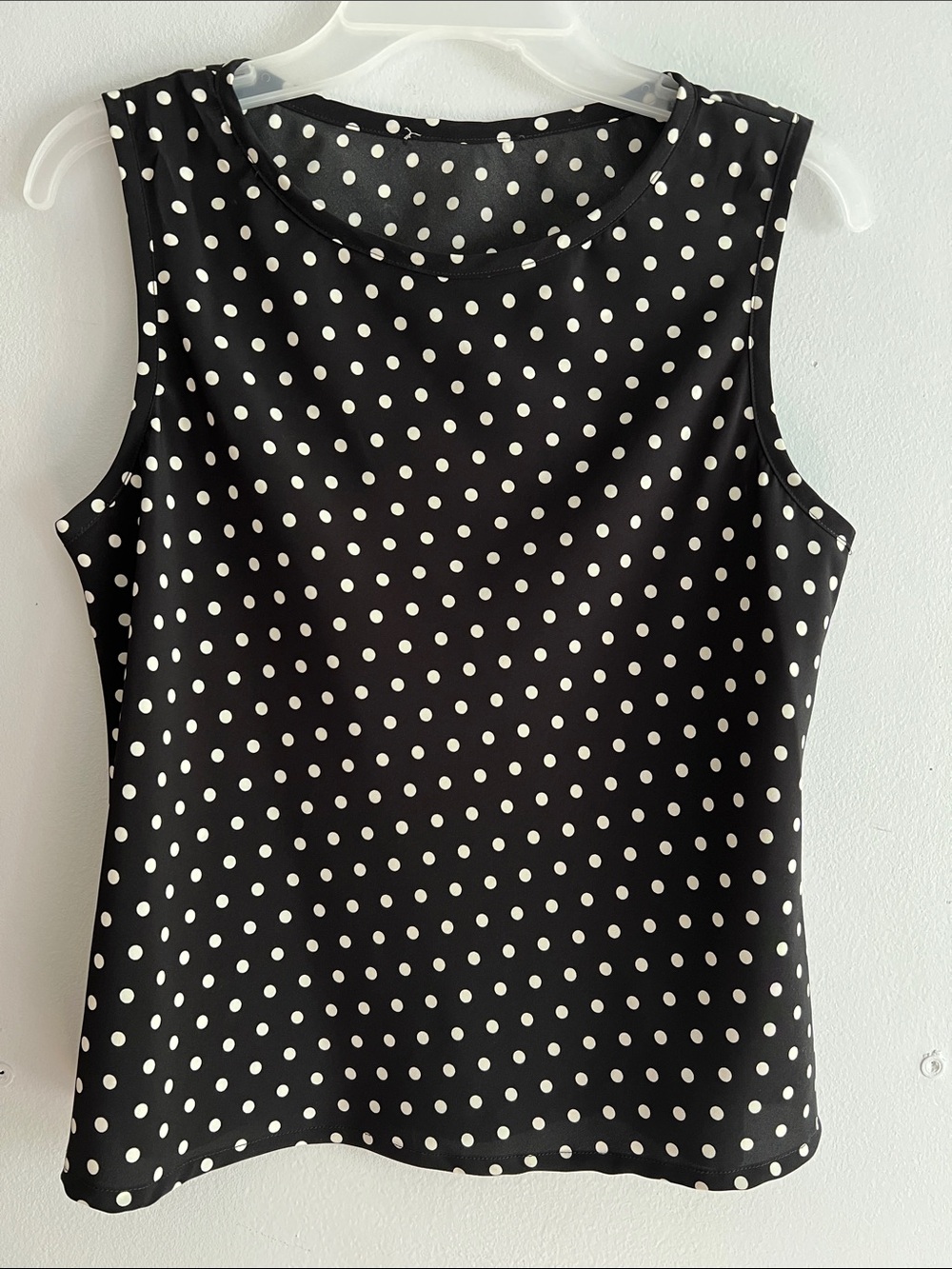 NWOT Chiffon Polka Dot Tank